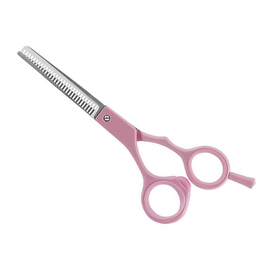DMi Satin Offset Pink Lightweight Thinning Scissor 